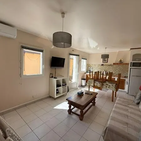 Climatise 4 Personnes, Terrasse, Parking Privatif Et A 300 M Du Centre アパート ヴァンドル・プラージュ
